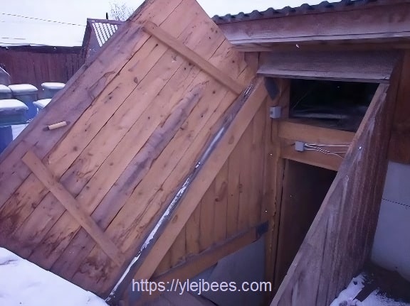 Подземное помещение для зимовки пчел