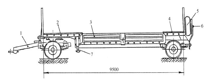 Низкорамный полуприцеп А-957